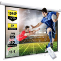 Cinema screen video motorised projector screen